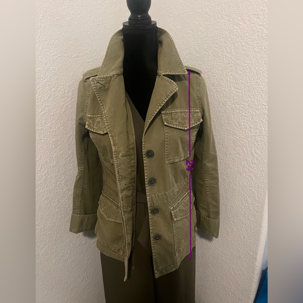Used Madewell green utility jacket